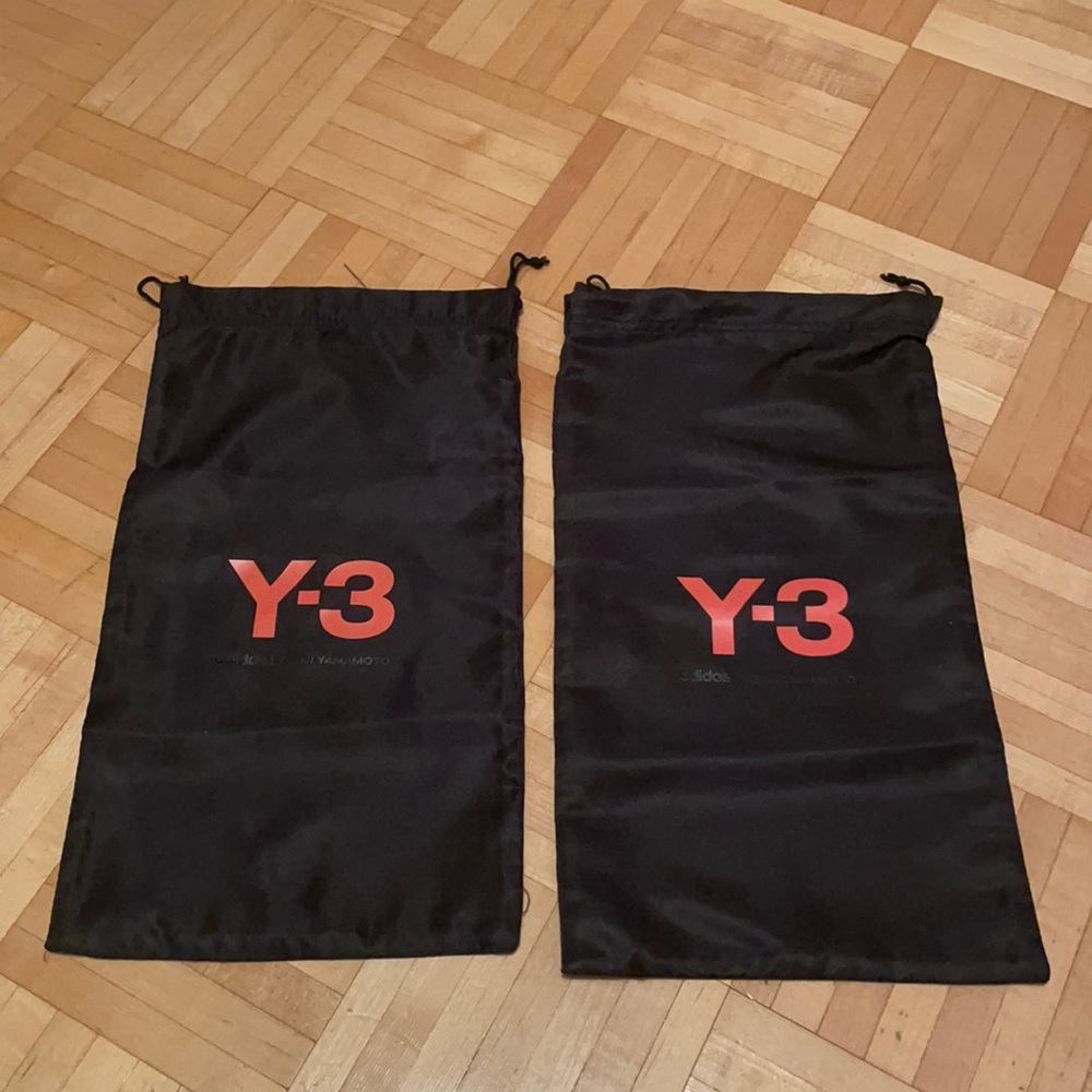 Y-3 Adidas Yohji Yamamoto dust bags